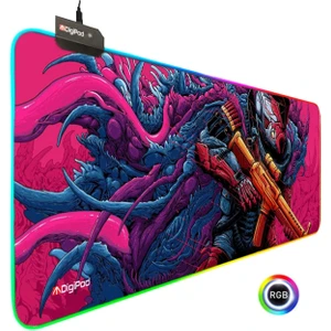 Rgb Gaming Mousepad Oyuncu Mousepad 90X40 Xxl Büyükboy 4mm Kalınlık