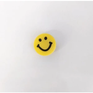 Hd Marketim 1 Adet Silikon Emoji Gülen Yüz Tekli Terlik Süsü Aksesuar