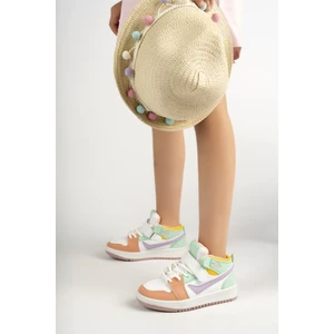 Çocuk Petrol Bilekli Sneakers