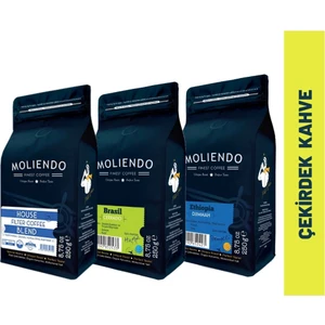 Moliendo Ekonomik Filtre Kahve Avantaj Paketi (Çekirdek Kahve) 3*250 g