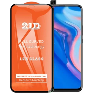 Huawei Y9 Prime 2019 Ekran Koruyucu 21D Tam Kaplayan Kavisli