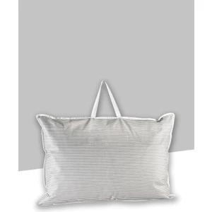 Gri Çizgili Yastık Saklama Çantası 67 x 45 cm