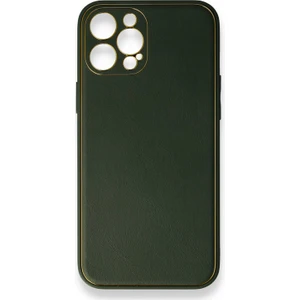 Apple iPhone 12 Pro Uyumlu Coco Leather Seri Silikon Kılıf