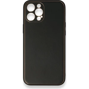 Apple iPhone 12 Pro Uyumlu Coco Leather Seri Silikon Kılıf