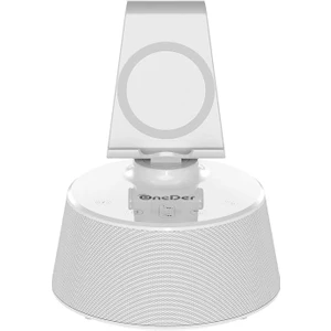 V02 Wireless Şarjlı Dokunmatik Digital Saat Kablosuz Stereo Hoparlör - Speaker