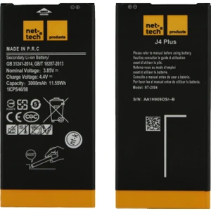 Samsung Galaxy J4 Plus Uyumlu 3000 Mah Batarya