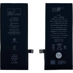 Nettech Apple iPhone 8 Uyumlu Güçlendirilmiş Batarya 2200 mAh Kapasite + Tamir Seti ve Yapışkan Bant Hediye