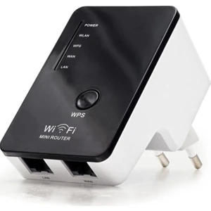 Hd9101 Wifi Repeater+ Router+Ap 300Mbps Siyah