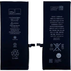 Nettech Apple iPhone 6 Plus Uyumlu Güçlendirilmiş Batarya 3400 mAh Kapasite + Tamir Seti ve Yapışkan Bant Hediye