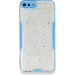 Apple iPhone 7 Plus Uyumlu Platin Simli Silikon Kılıf