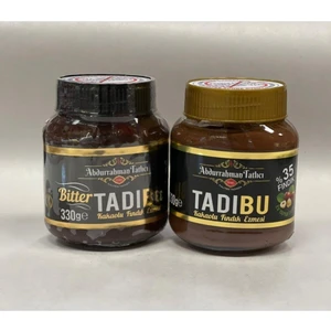 Abdurrahman Tatlıcı Tadıbu Kakaolu Fındık Ezmesi ve Bitter Fındık Ezmesi 330 gr 2'li