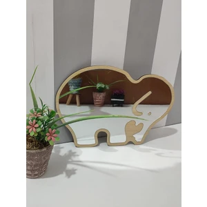 Wooden Factory Çocuk Odası Fil Şeklinde Aynalı Pleksi Duvar Dekor