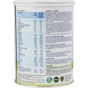1 Organik Bebek Sütü 350 gr 12 Adet