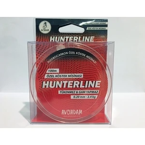 Hunterlıne 0,20MM - 2.4kg 100M Fluorocarbon Köstek Misinası