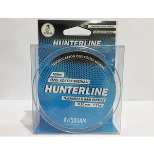 Hunterlıne 0,30MM - 7.2kg 100M Fluorocarbon Köstek Misinası