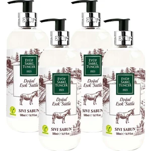 Eyüp Sabri Tuncer Doğal Eşek Sütlü Sıvı Sabun 500  ml x 4