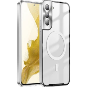 Szykd Samsung Galaxy S22+ Için Kenar Koruyuculu Telefon Kılıfı - Gümüş  (Yurt Dışından)