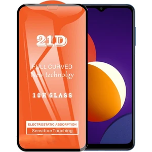 Samsung M12 Ekran Koruyucu 21D Tam Kaplayan Kavisli