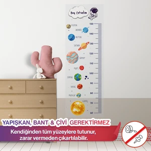Pi Papers Uzay Temalı Akıllı Kağıt Sticker Boy Cetveli
