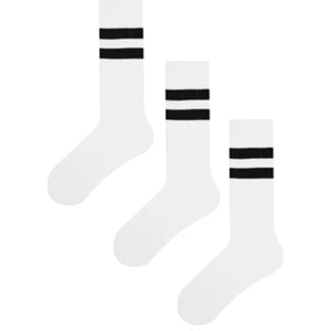 Mem Socks 3'lü Çizgili Çocuk Dizaltı Çorap