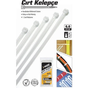 Cırt Kelepçe 4,8 x 380 mm (100) SGS4519