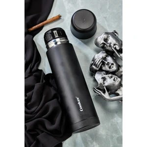 Paslanmaz Çelik Black 0,750 ml Kitchen Piknik Kamp Okul Servis ve Ikram Için Su Meşrubat Çay Termos Piknik