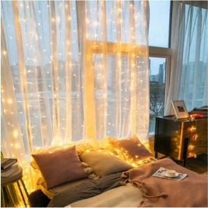 2.5 x 2.5 Metre Saçaklı Perde LED Dekoratif Amaçlı Perde LED