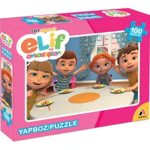 Trt Çocuk Elif ve Arkadaşları 100 Parça Puzzle