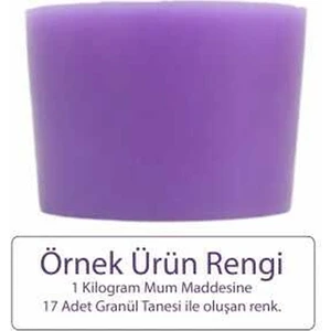 Mor Mum Boyası 5 gr - Granül Mum Boyası