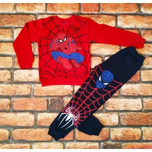 Örümcek Adam Baskılı Pamuklu Erkek Çocuk Pijama Takımı