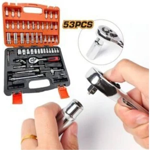 Evim Shopping  Kutulu 53 Parça Lokma Takımı Araç Tamir Seti Cırcırlı Lokma Seti Takımı P356469S5155