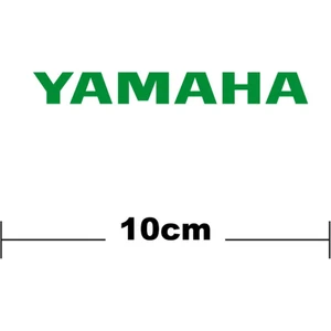 Yamaha Logo Yazı Sticker Etiket Tek Renk
