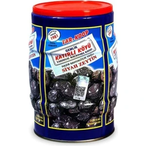 Tar-Koop Katırlı Siyah Zeytin Teneke 1 kg