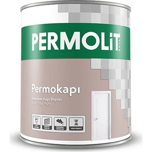Amerikan Panel Kapı Boyası Beyaz Sentetik 0,75 Lt Permolit