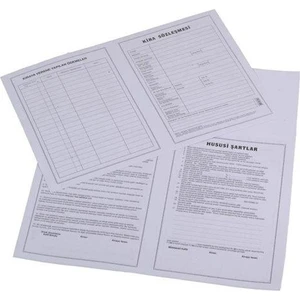 Office Mate Matbuu Evrak Kıra Kontratı 100 Lu Dılman