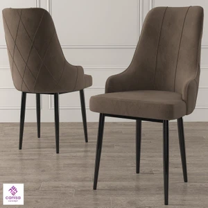 Concept Trex Serisi,  1.sınıf Babyface Kumaş Sandalye, Siyah Metal Ayak