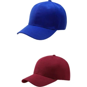 Elif İç Giyim Unisex Ayarlanabilir Spor Basic Kep Şapka 2'li Set