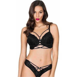 Le Jardin Siyah Renk Destekli Sütyen Takım