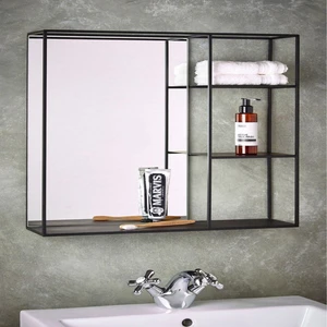 50x55 cm Banyo Aynalı Metal Banyo Düzenleyici