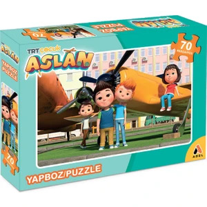 Trt Çocuk Aslan 70 Parça Kutulu Puzzle