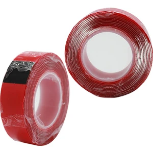 Kırmızı Vhb Akrilik Çift Taraflı Bant 19 mm x 2mt