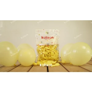 Deniz Party Store  5 Inç Minik Latex  Balon 12,5 cm Çap 20 Adet Macaron Sarı