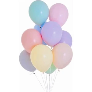 Deniz Party Store Macaron  Soft Balon Karışık Renk 12 Inç 10 Adet