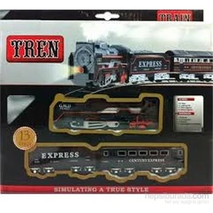 Pilli Işıklı Tren Seti 13 Parça