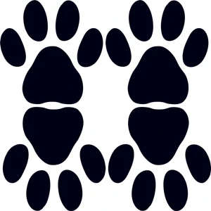 Köpek Kedi Pati Izi Etiket 4 Adet
