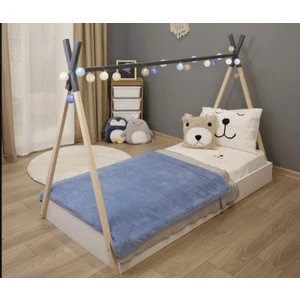 Kids Ahşap Montessori Yatak