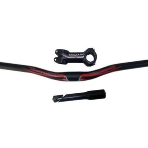 Trazona Evo Bisiklet Gidon Seti [kırmızı] Alümiyum 68 cm Direksiyon