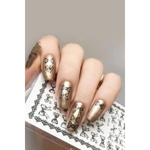Ribon Tırnak Dövmesi - Tırnak Tattoo - Nail Art - Tırnak Sticker