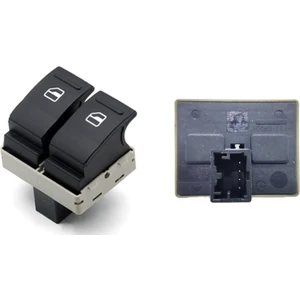 Volkswagen Transporter T5-T6 Sol Çiftli Cam Açma Anahtarı - 4 Pin