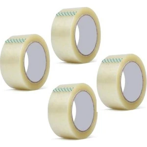 Akrilik Şeffaf Koli Bandı 45 mm x 80 Metre 4'lü
